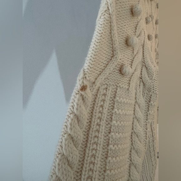 Burberry Cream Cable Knit Sweater - Picture 7 of 7